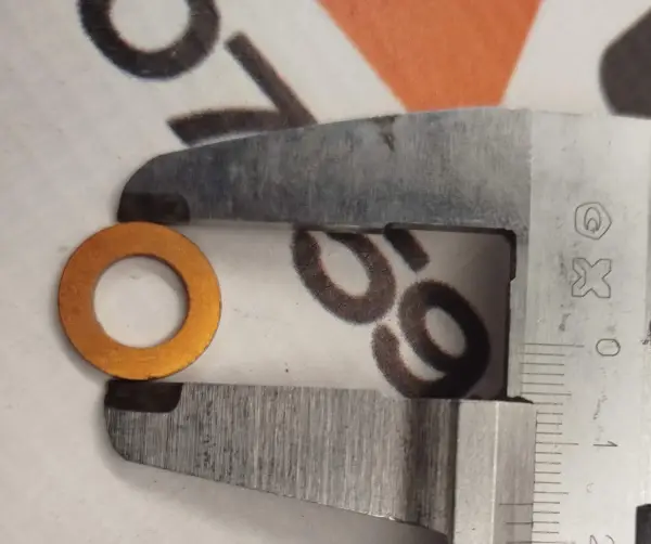 Шайба форсунки медная (9х16х1) YC6108G