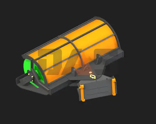 Щетки с механическим поворотом для мини-тракторов