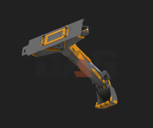 Навесная рукоять (поворотная) для мини-тракторов