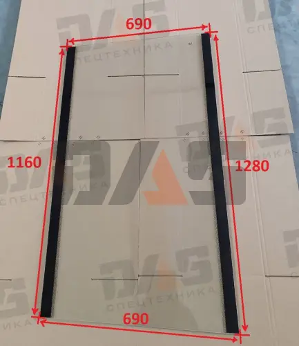 Стекло кабины заднее ZL50NC