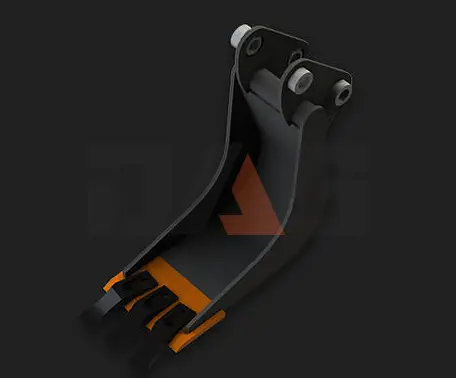 Серповидные траншейные ковши для мини-экскаваторов до 2 тонн