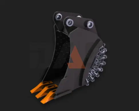 Цепные траншейные ковши для мини-экскаваторов от 2 до 4 тонн