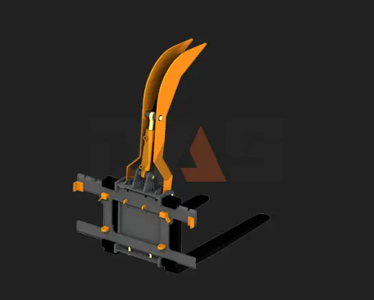Вилы с прижимом для мини-тракторов