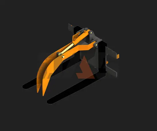 Вилы с прижимом для мини-тракторов