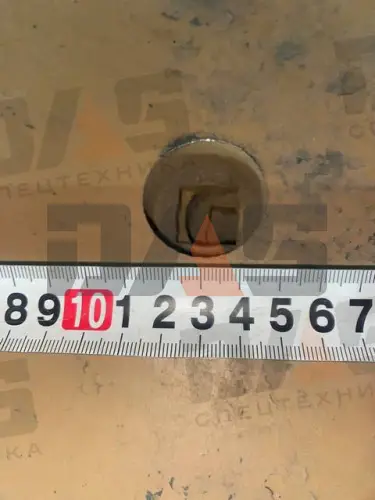 Нож ковша Lonking ZL50C (424х320х30) угольный ковш с отверстиями (СТ45) правый
