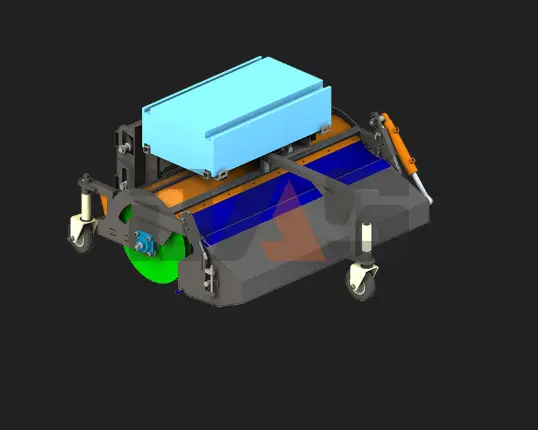 Щетки с передним бункером для мини-тракторов